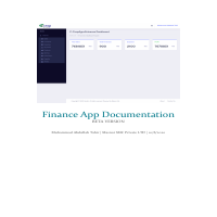 Financial Application for business operations management