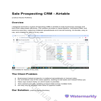 Sales Prospecting CRM - Airtable