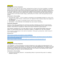 Research on various fictional characters
