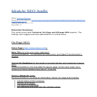 SEO Audits