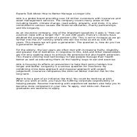 Video description for AXA's YouTube