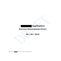  Business Requirement Document