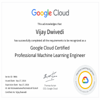 Google Cloud PMLE Certification