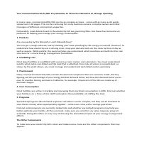 Monitor Spending Using Your Commercial Elec Bill