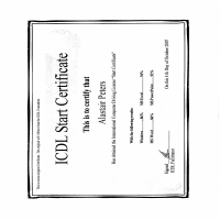 ICDL Certificate