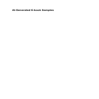 Digital E-book Content & Design Sample