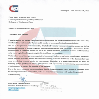 Recommendation Letter