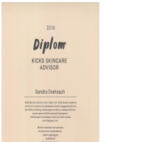 Skincare Advisor - diploma