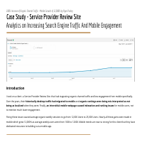 SEOIncreases of 100% Huge Mobile Gains 
