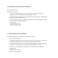 customer Support Scripts