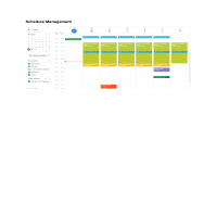 Schedule Management Sample Work