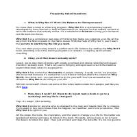 FAQs and Product Sales Copy