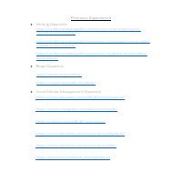Examples of Previous Jobs