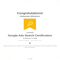 Google Ads - Search Certification