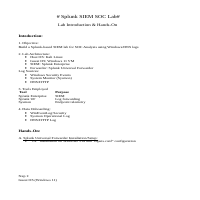 Splunk-based SIEM SOC lab