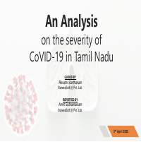 Severity Analysis - CoVID-19 @ Tamil Nadu, India (April '20)