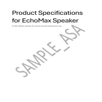 Product Specifications