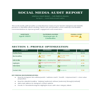 Social media audit 