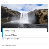 Travel Itinerary