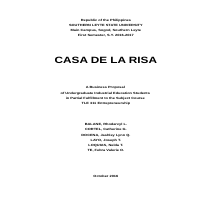 Business P (Entrepreneurship)