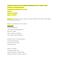 Chapter for class 3  Ss