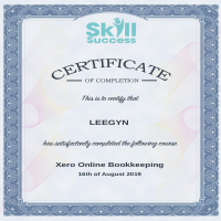 Xero skillsuccess Certification