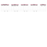 Sample Weekly Expense Tracker