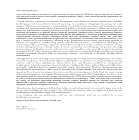 Cover Letter