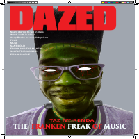 Magazine cover assignment for dazed