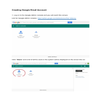 Creating Google Email Account Documentation