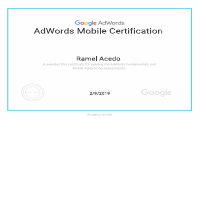 AdWords Mobile Certification