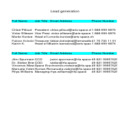 Lead Generation
