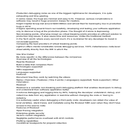 Production Debugging 