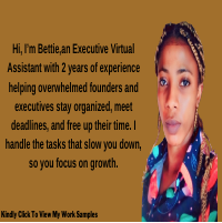 Executive Virtual Assistant portfolio 