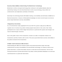 Security Vulnerabilities Undermining The BlockchainTec