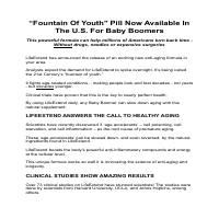 Health Supplement Sales Letter