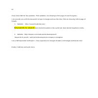 My SEO Experience in brief