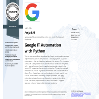 Google IT Automation Python