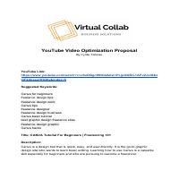 YouTube Video Optimization
