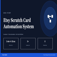 Etsy shop automation system - project management