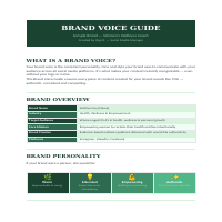 Brand voice gu