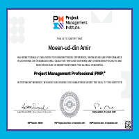 PMP Certificate