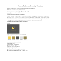 Branding template