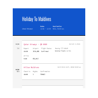 Custom travel itinerary for an organized and smooth trip.