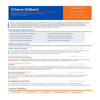 Opeational Consultant Portfolio