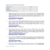 Publications in international journals