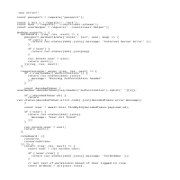 Authorization Middleware Guard example