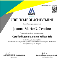 Certified Lean Six Sigma Yellow Belt