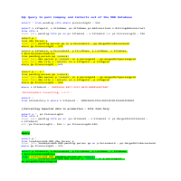 How to SQL Query document for team