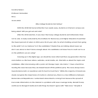 Writing Sample